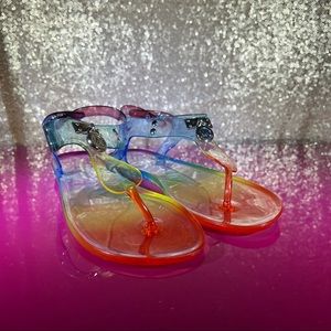 Michael Kors Rainbow Jelly Sandals